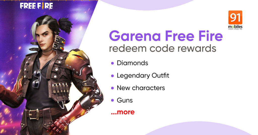 Garena free fire redeem codes 2021 india today​